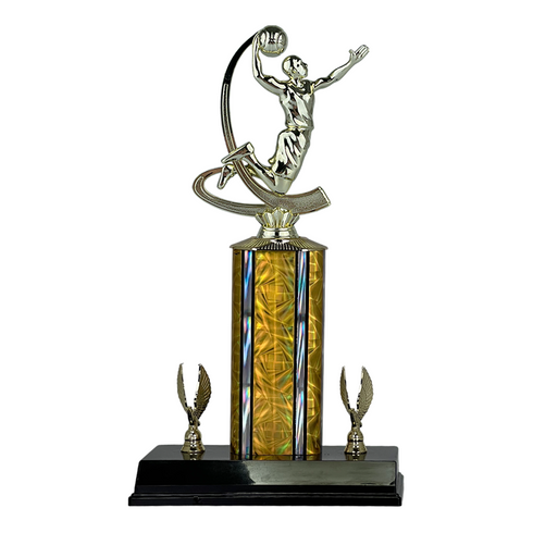 Trofeo de Tubo con Figura Serie 441 de Baloncesto